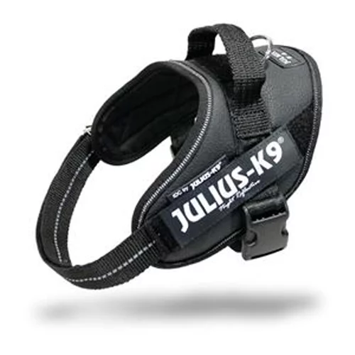 Julius-K9 ® Power oprsnica - črna - Velikost Mini: 51- 67 cm obseg prsnega koša