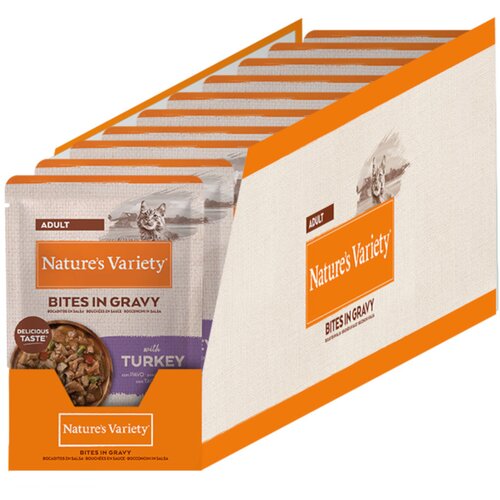 Nature’s Variety Bites u umaku 22 x 85 g - Puretina Cene
