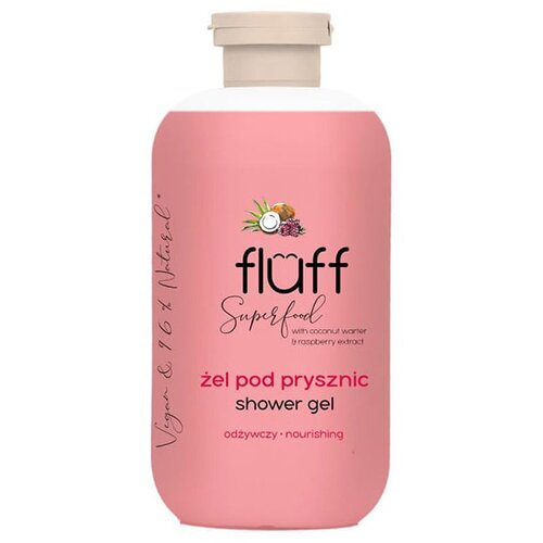 Fluff Superfood gel za prhanje Coconut Water & Raspberry 500 ml Cene