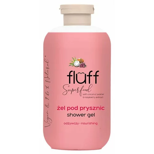 Fluff Superfood gel za prhanje Coconut Water & Raspberry 500 ml