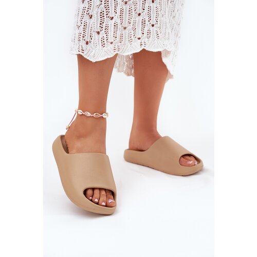 Boto Women&amp;#039;s Foam Slippers Dark Beige Rivasol Slike