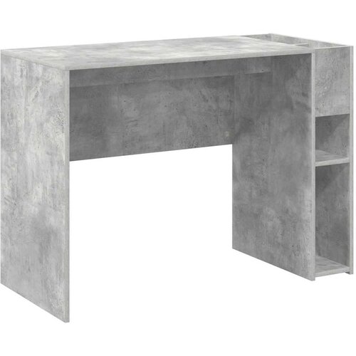  Stol Betonski sivi 109 x 50 x 78 cm Konstruirano drvo Slike