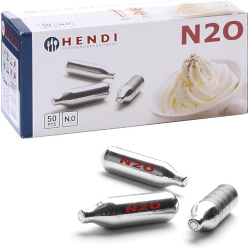 Hendi Kartuše za sifon za stepeno smetano s plinom N2O 50 kos - 586907, (21389478) Cene