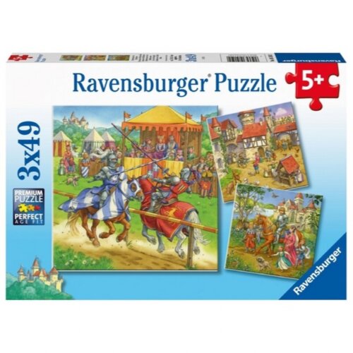 Ravensburger puzzle (slagalice) - Borba vitezova u srednjem veku Cene