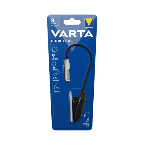 Varta LED-svjetiljka za čitanje s kopčom 16618101421, 5 mmLED,10 h, crne boje, Cijene