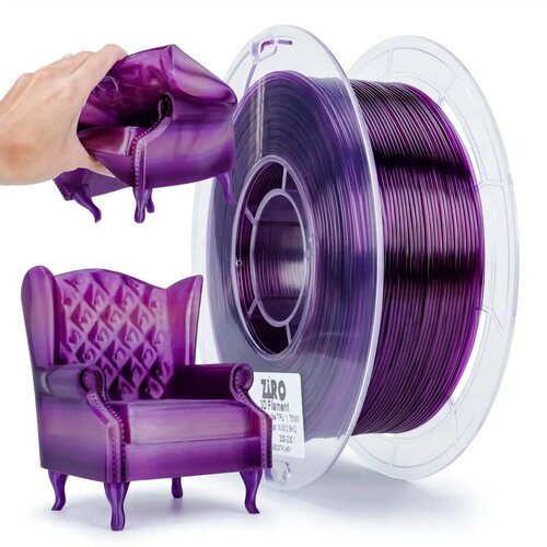 Ziro tpu filament &ndash; flex amethyst (shore 95A) Cene