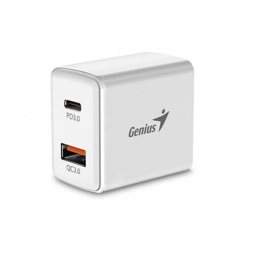 Genius Hitri stenski polnilec PD-20AC 20 W, 3A bel PD / QC 3.0 (32590005400), (5000262518) Cene