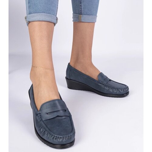D/CEO marka niezdefiniowana Navy loafers with a wedge Zorani Slike