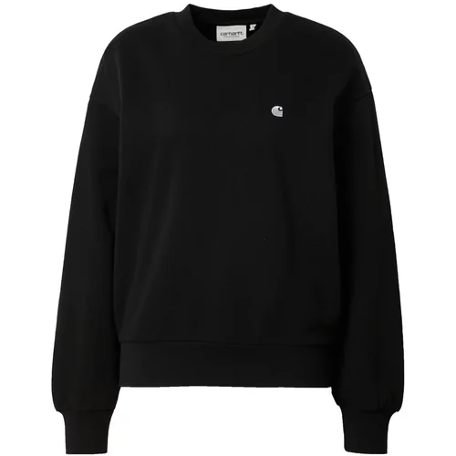 Carhartt WIP Sweater majica 'Casey' crna / bijela