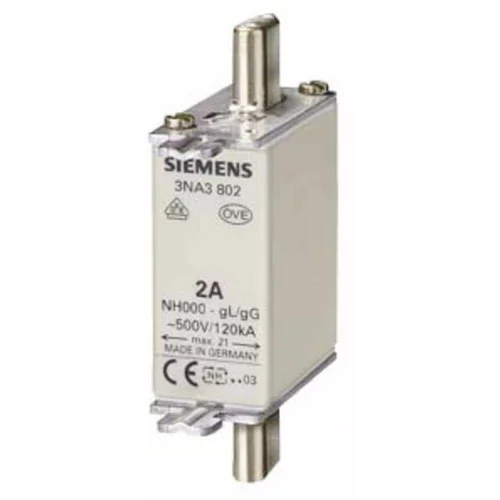 Siemens 3 kosi Dig.Industr. NH varovalka 3NA3836-8, (21040658)