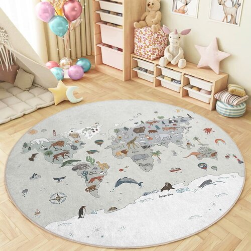 Mila Home Periv dječji tepih za igru &amp;oslash;80 cm Big World &amp;ndash; Slike
