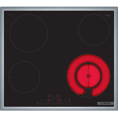 Bosch Staklokeramička ploča Serie 6| 60 cm, INOX okvir 1 prošireno kolo Cijene
