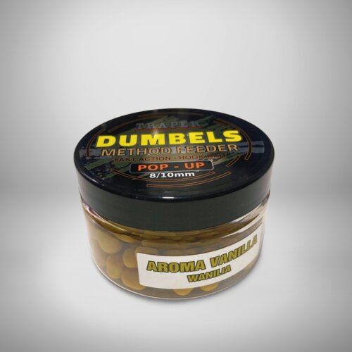 TRAPER MF Dumbels Pop-up Mamac, 8-10mm, Vanila, 30g Cene