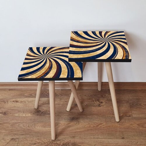 Hanah home set klub stočića 2Shp19, 2 komada, Šareni Cene