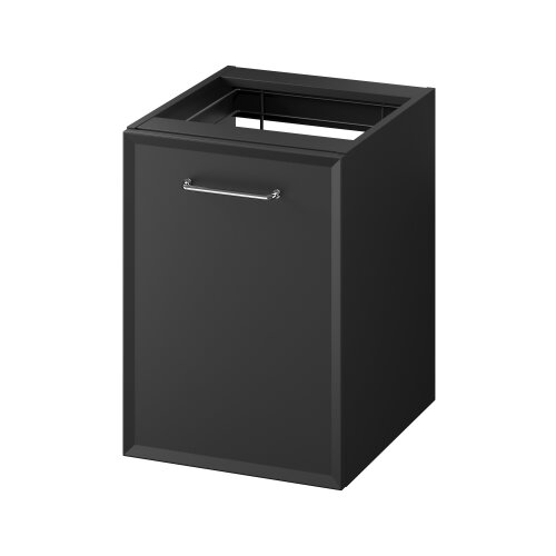 Cersanit S1022-012 - Zidni kupatilski ormarić MILLE 40x45 cm sa korpom za ve&amp;scaron;, crne boje Slike