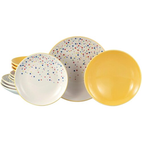 Creatable Jedilni Servis Joy Yellow, 12-Delni Slike