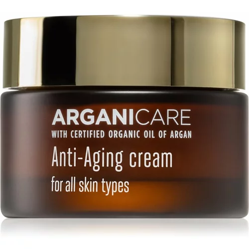 Arganicare Anti-Aging zaštitna krema protiv starenja kože za sve tipove kože 50 ml