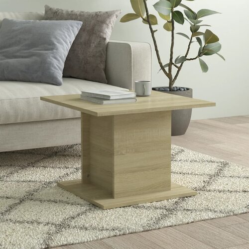  Stolić za kavu boja hrasta 55,5x55,5x40 cm konstruirano drvo Cijene