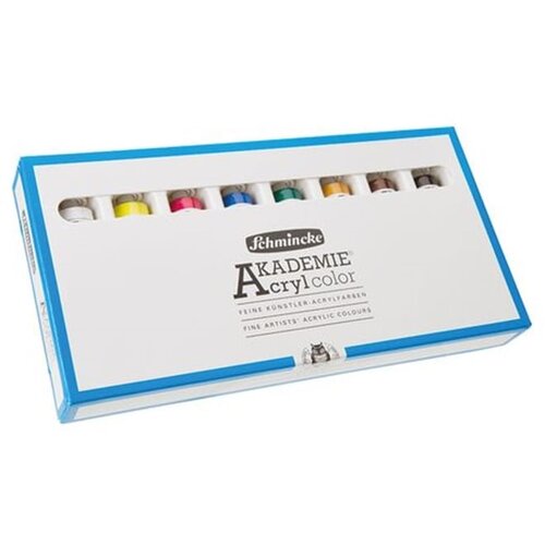  set akrilnih boja u tubama schmincke akademie 8 x 20 ml kori&amp;scaron;ćeno Slike