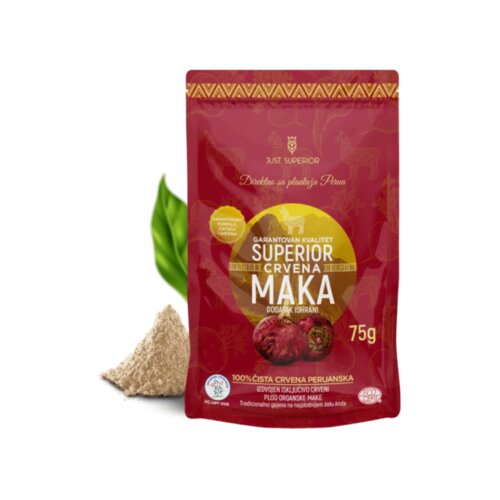 Just Superior Organska crvena maka, 75 g Cene