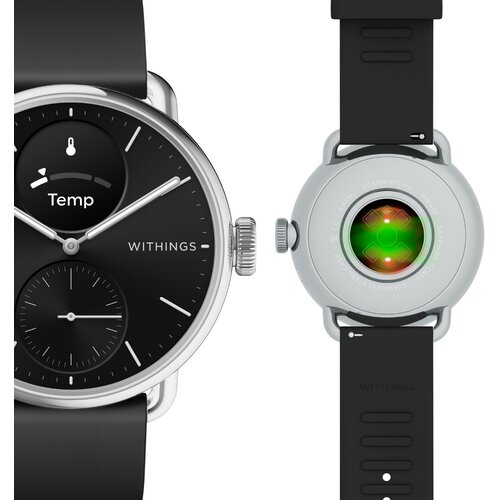 Withings scanwatch 2 38mm crna/srebrna s Slike