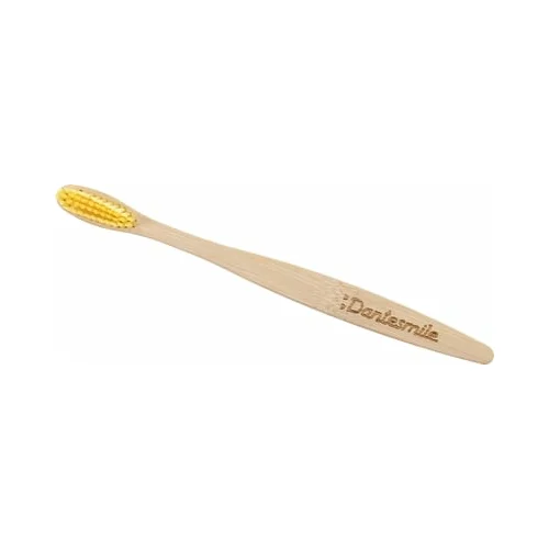 Dantesmile Bambus četkica za zube za odrasle - Sunny Yellow