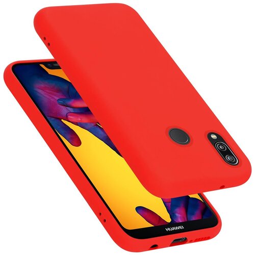  Ohišje, združljiv s Huawei v tekoči rdeči barvi - zaščitni pokrov iz fleksibilnega silikona TPU, (20585465) Cene