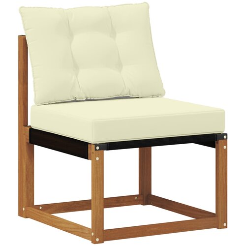  Set vanjskih sofa 9 kom. Prirodna i krem Slike