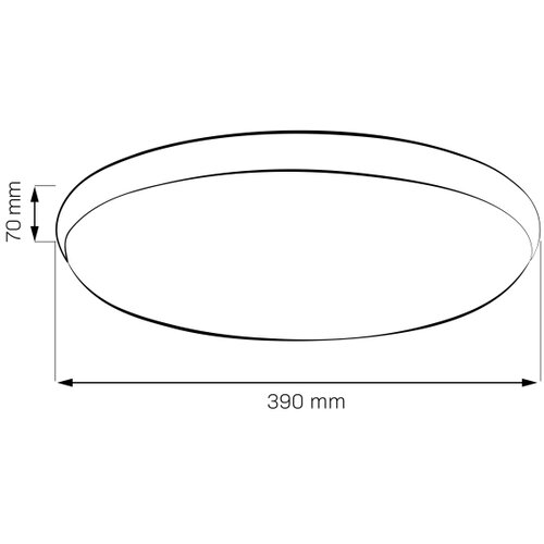  LED plafonsko svetlo LIBRA LED/24W/230V 4000K, prečnik 39 cm, sjajni hrom Slike