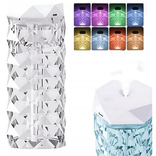 VERKGROUP Vlažilec zraka difuzor aromaterapija LED RGB USB 1000ml kristal, (5000244311) Cene