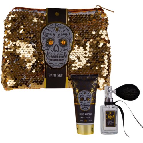  Darilni komplet v kozmetični torbi- SKULL CHIC Cene