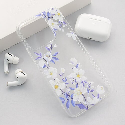 Nanobit Maska za Honor X8b/ X8c White Blossom Print Slike