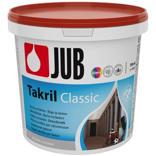 JUB TAKRIL barva za beton 0,75 l, t. 7 oksidno rdea