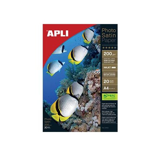 Apli Foto papir A4 Photo satin 200g 20 listov, (20366143) Cene