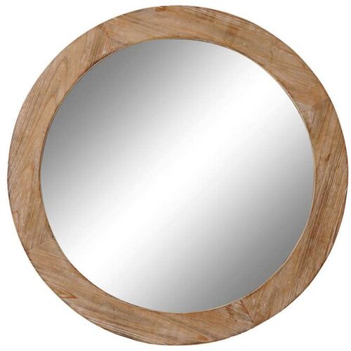  Zidno ogledalo DKD Home Decor Smeđa Prirodno Alpino 66 x 5 x 66 cm Cene