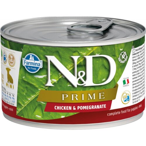 N&D PRIME N&D Can Dog Prime Puppy Mini Chicken&Pomegranate 140g Cene