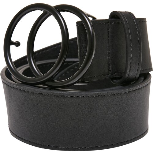 Urban Classics Accessoires Coloured Ring Buckle Belt black Slike