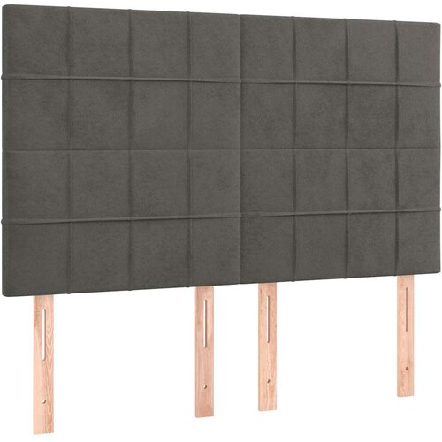  Krevet s oprugama i madracem tamnosivi 140x190 cm bar&amp;scaron;unasti Slike