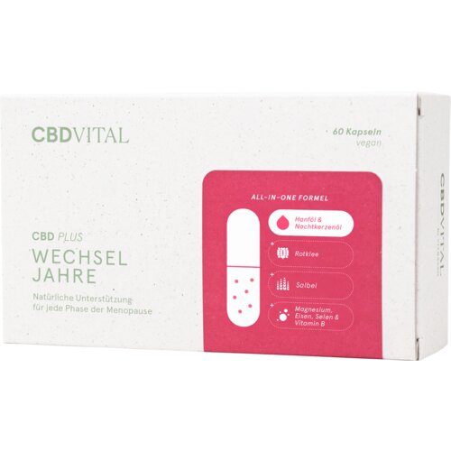 CBD VITAL CBD plus menopavza - 60 kaps. Slike