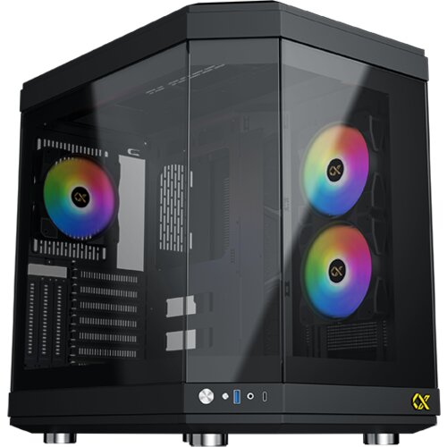 Xigmatek CUBI(BK, EATX, U3x1+Type C, 3PCS TG, 6PCS Z20A & Galaxy II Fan Control Kit) Cene