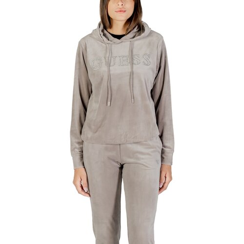 Guess Puloverji COUTURE HOODIE SWEATSHIRT V4RQ25 K0232 Siva Slike