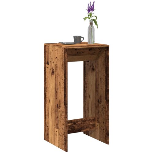 vidaXL Barski stol boja staro drvo 51x50x103,5cm od konstruiranog drva Cijene