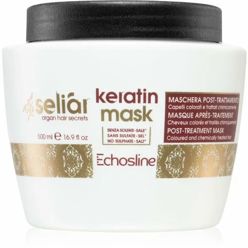 EchosLine Seliár Keratin hranjiva i hidratantna maska za kosu 500 ml