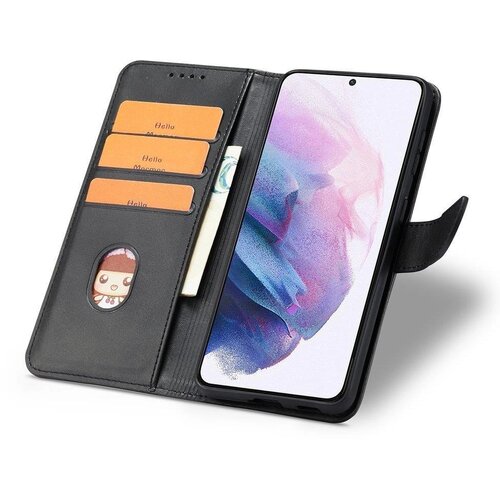 Magnetni etui ovitek s stojalom za Samsung Galaxy S22 Ultra črn Cene