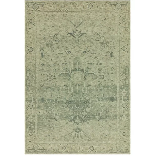 Asiatic Carpets zeleni tepih 170x120 cm Kaya