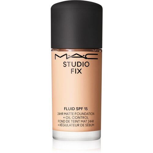 MAC Cosmetics Studio Fix Fluid SPF 15 24HR Matte Foundation + Oil Control Mini matirajoči tekoči puder SPF 15 odtenek NW13 15 ml Slike