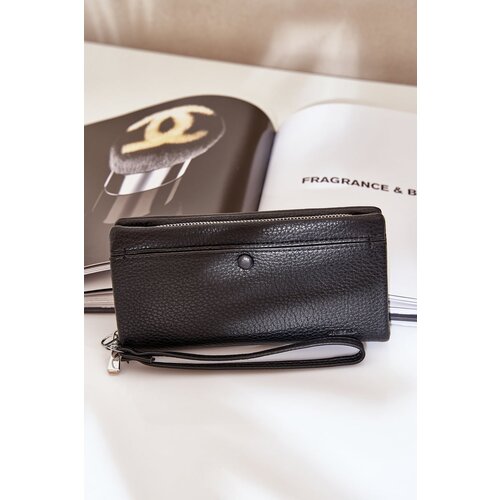  Large Women&amp;#039;s Wallet With Embossing Eco Leather Black Martiel Slike
