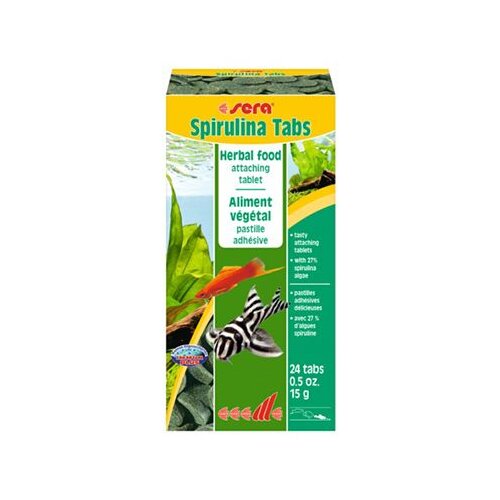 Sera Hrana za ribice Spirulina Nature tablete 24/1 Slike