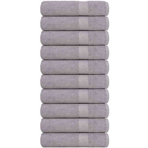 vidaXL Ručnici za kupanje 10 kom sivi 100x150 cm 360 gsm 100% pamuk Cijene