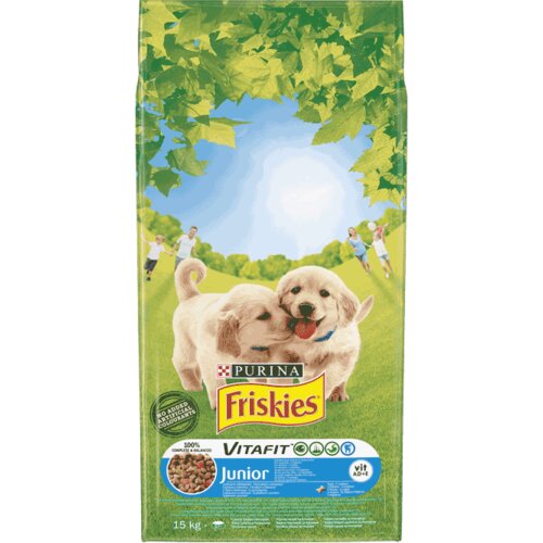 Friskies Dog Junior Piletina i Povrće - 15 kg Slike